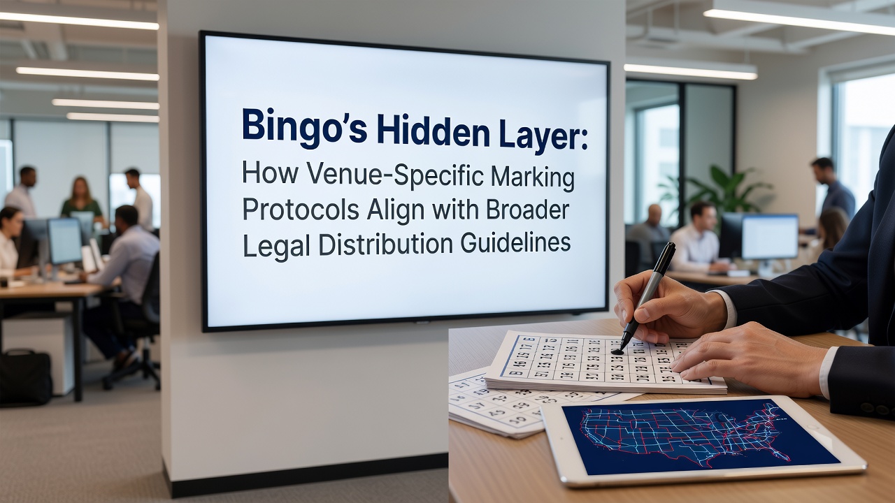 Bingo players marking cards under venue-specific protocols in a regulated hall